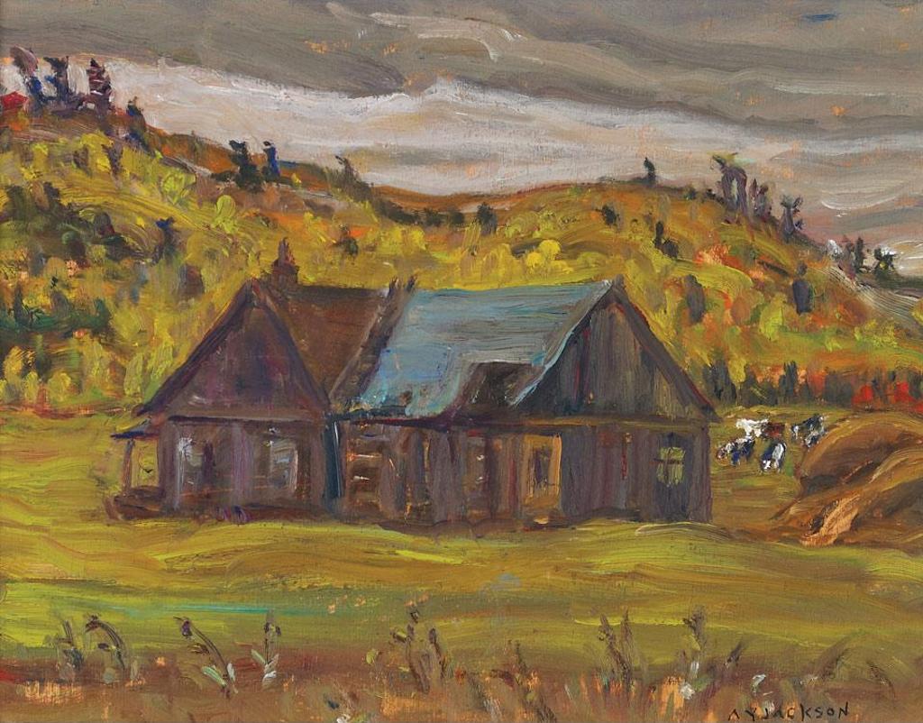 Alexander Young (A. Y.) Jackson (1882-1974) - Deserted Farm, Avoca, Ont., October, 1966