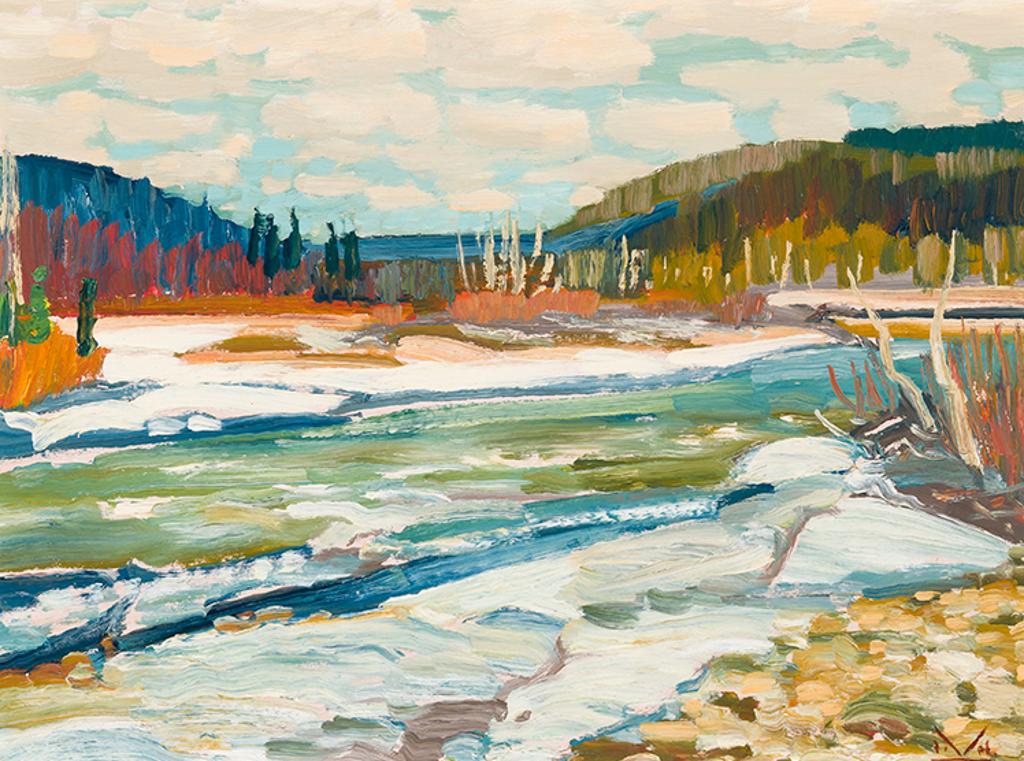 Illingworth Holey (Buck) Kerr (1905-1989) - Elbow River, Bright Spring Day