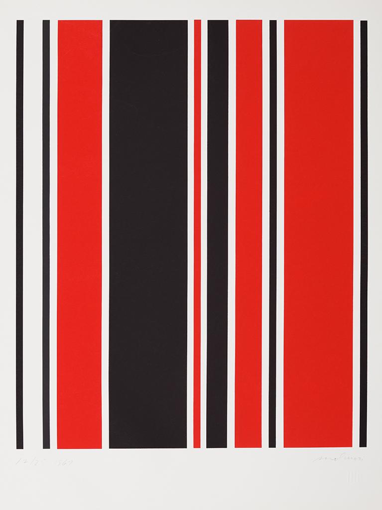 Guido Molinari (1933-2004) - Rouge/Noir/Blanc