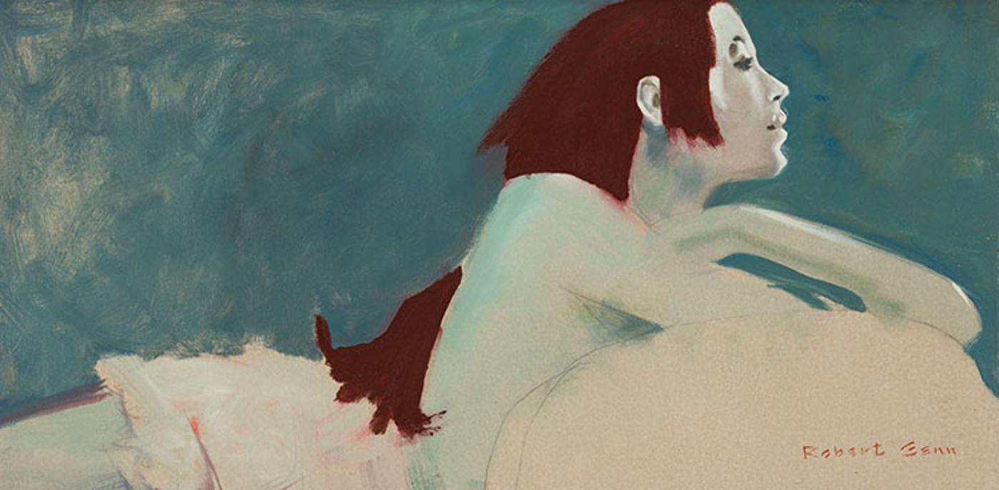 Robert Douglas Genn (1936-2014) - Model with Red Hair