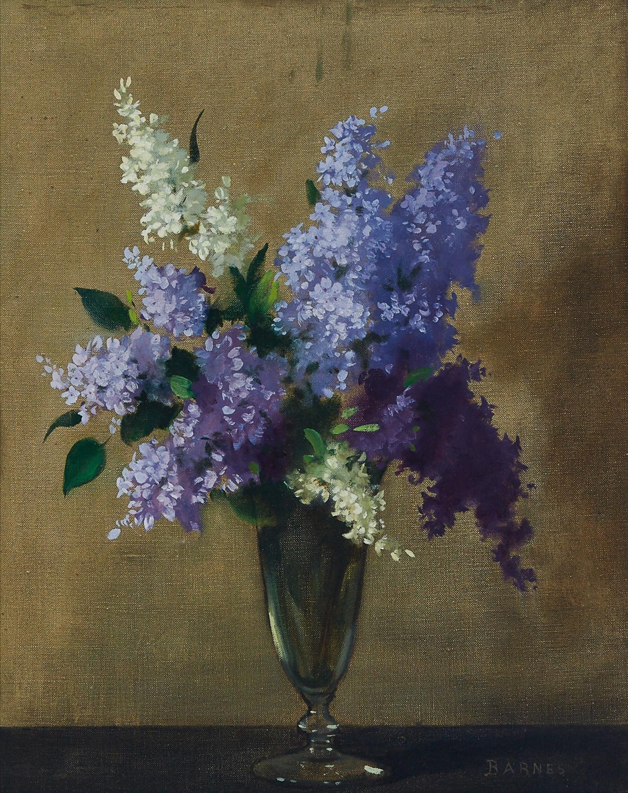 Archibald George Barnes (1887-1972) - Lilacs In A Glass Vase