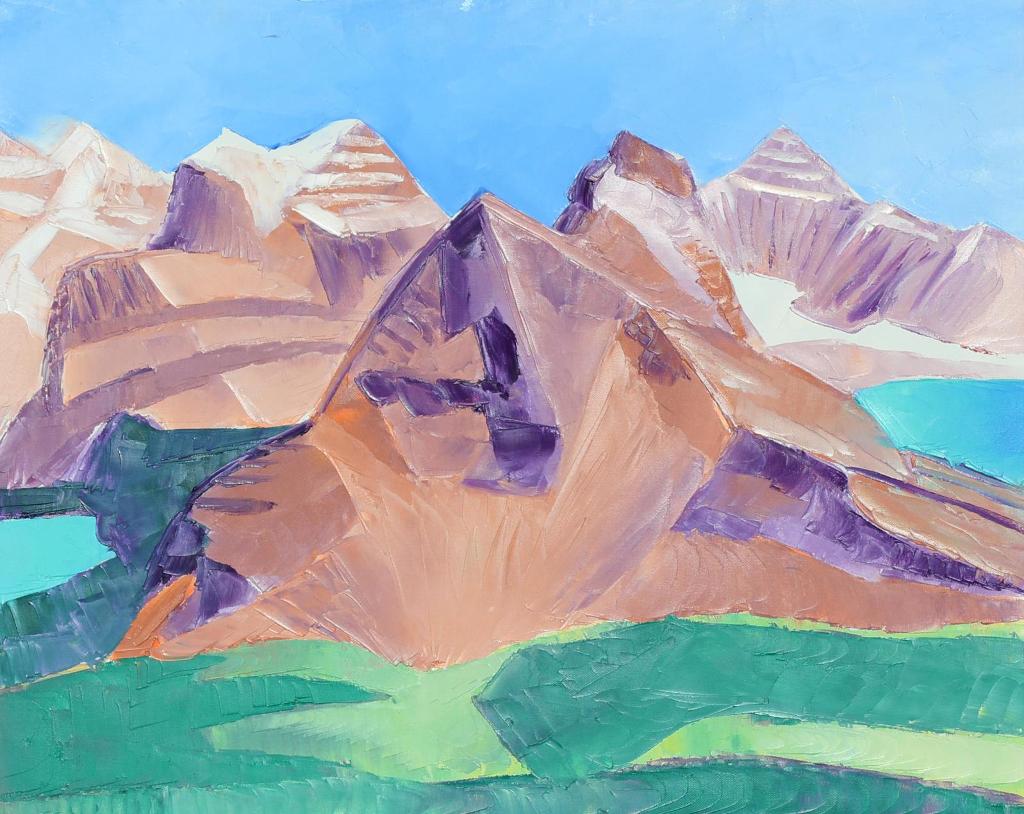 David Pugh (1946-1994) - Mountain Peaks