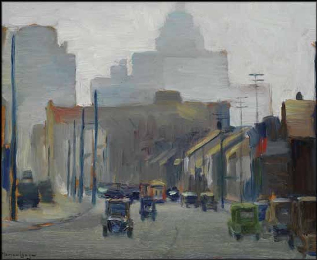 Marion Long (1882-1970) - A Gray Day in the City