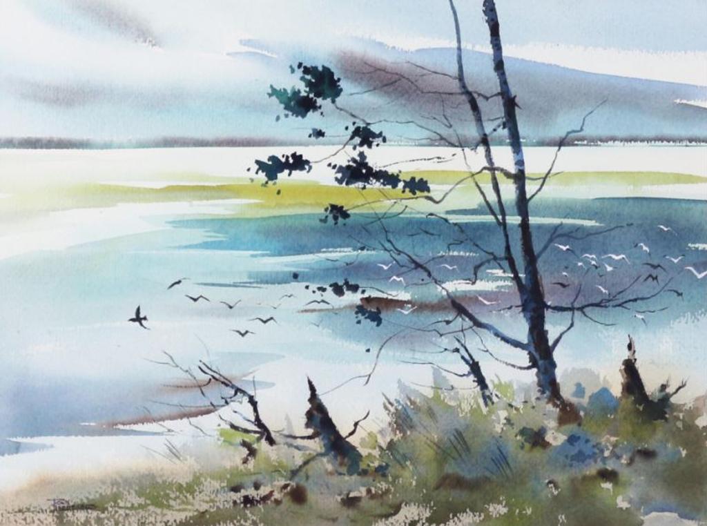 John Henry Herreilers (1924-2001) - Landscape, Overlooking The Bay