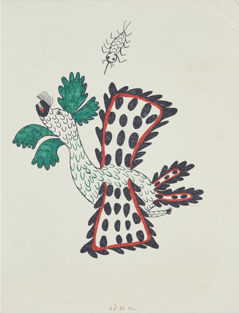 Pitseolak Ashoona (1904-1983) - Bird Creature
