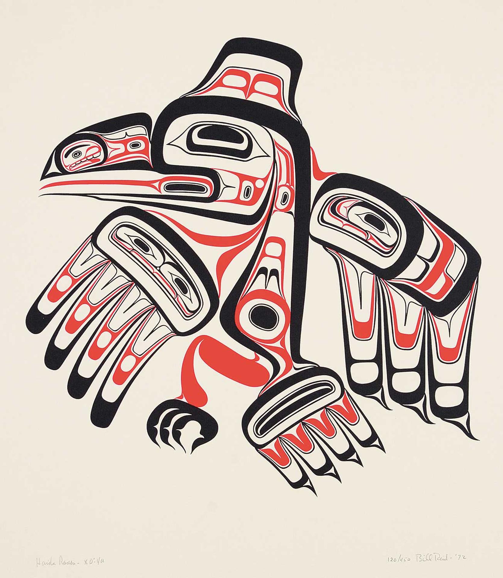 Bill (William) Ronald Reid (1920-1998) - Haida Raven #120/450