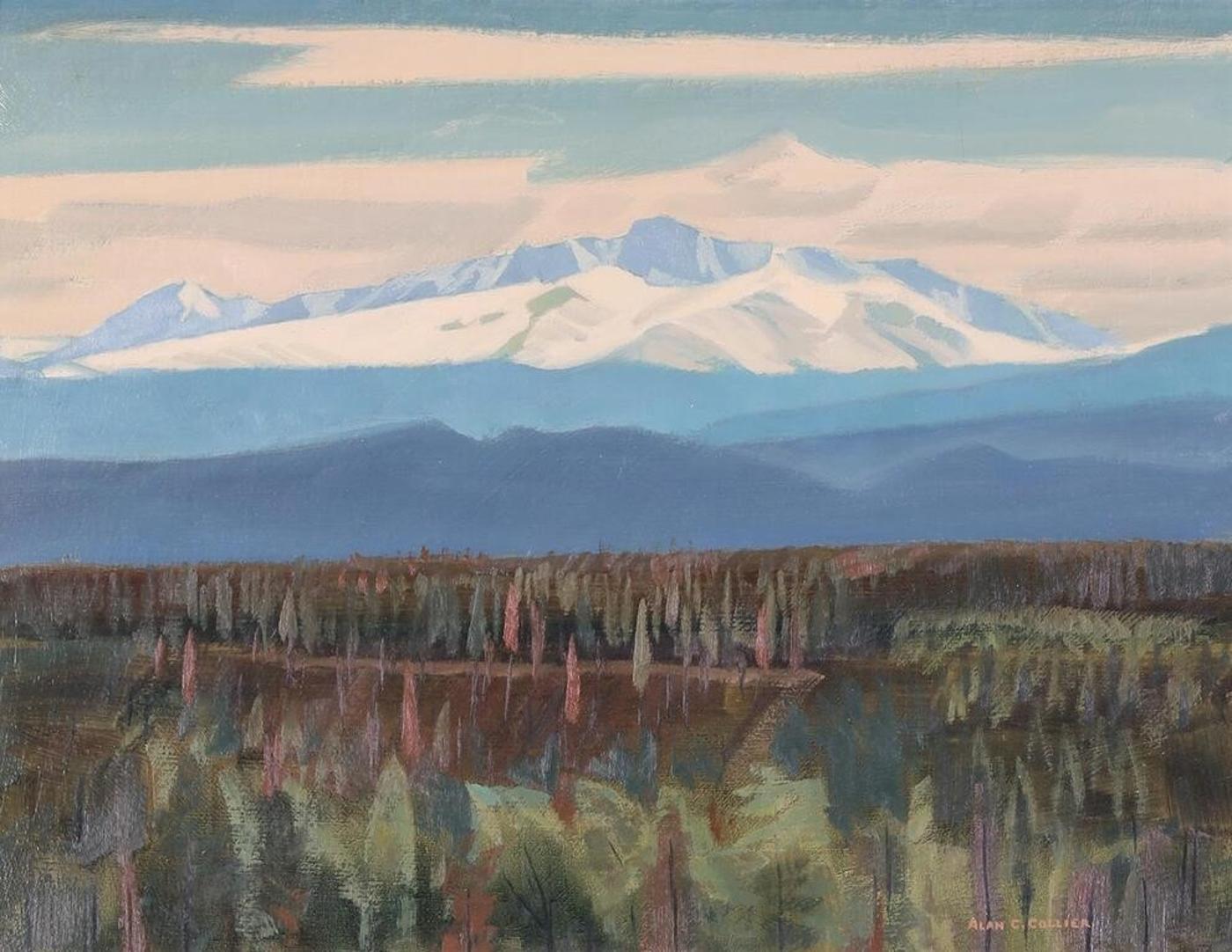 Alan Caswell Collier (1911-1990) - The Coast Range, From Chilcotin Plateau, Near Kleena Kleene, B.C