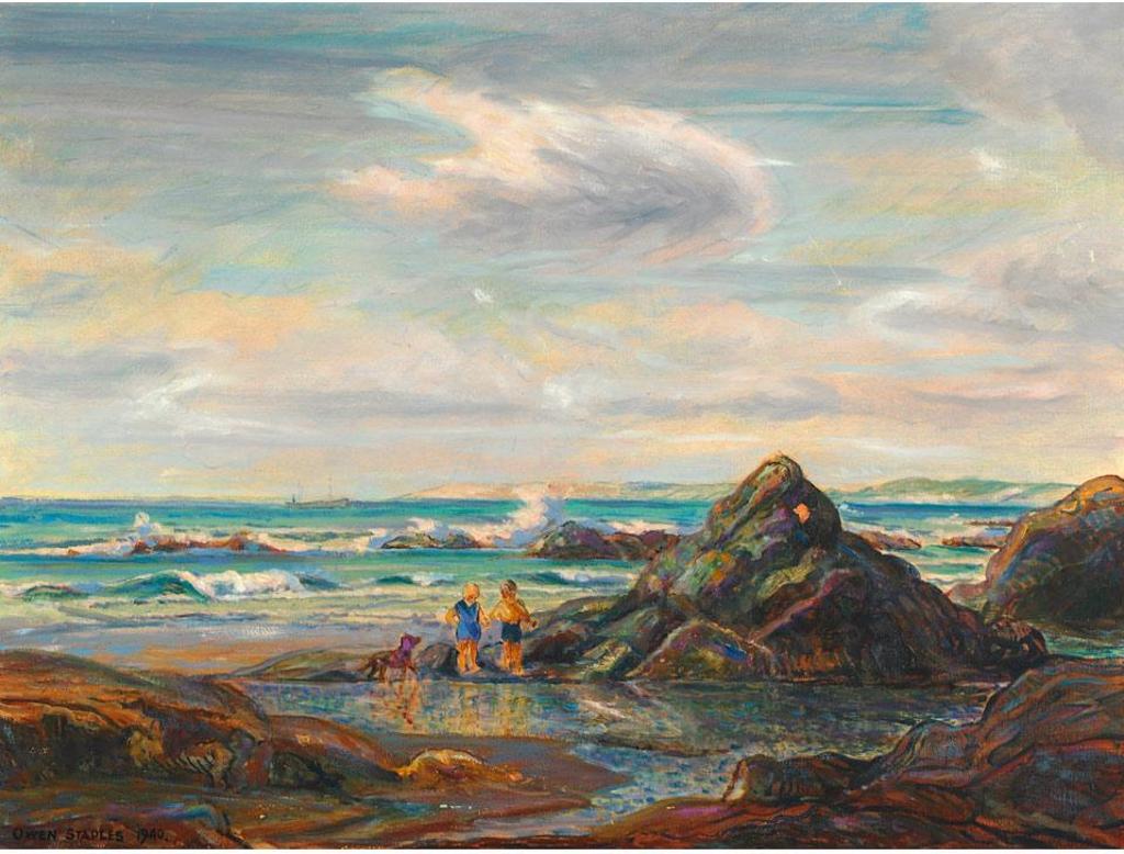Owen B. Staples (1866-1949) - Coastal Scene