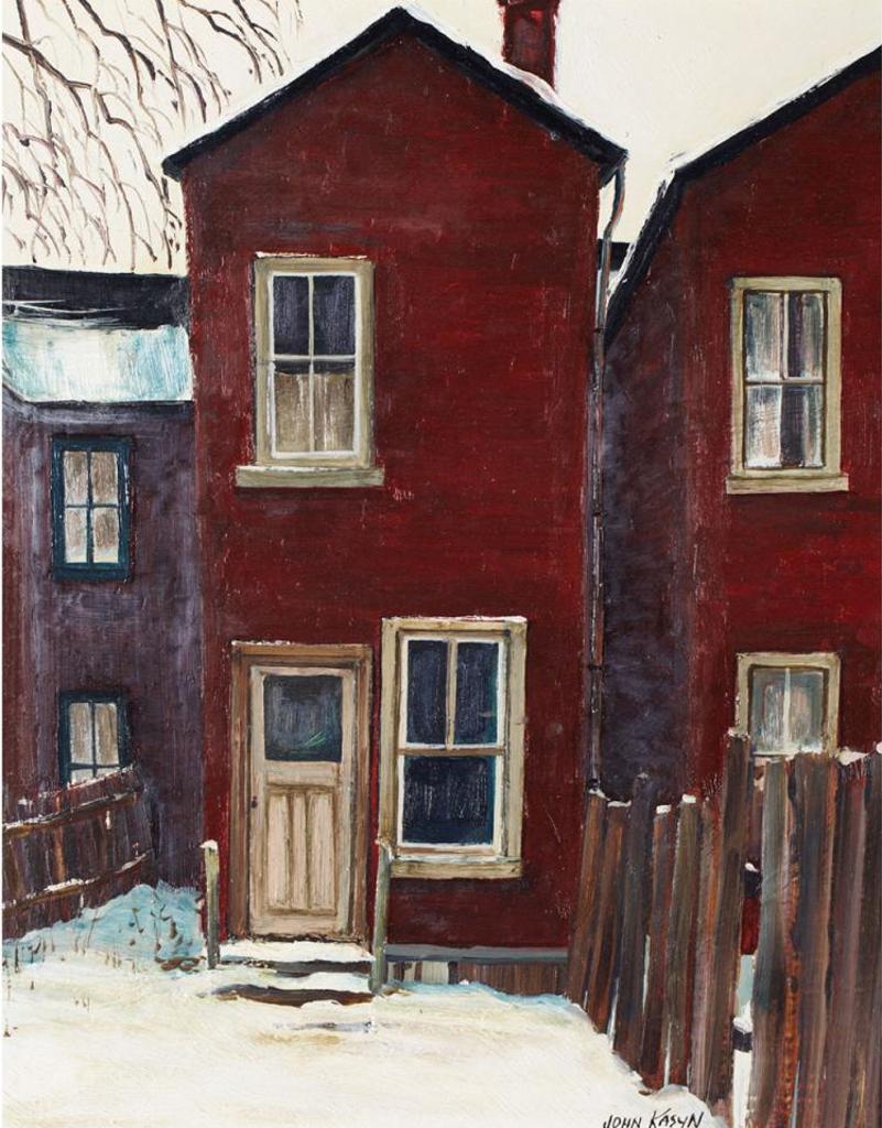 John Kasyn (1926-2008) - End Of Bright Alley, Toronto