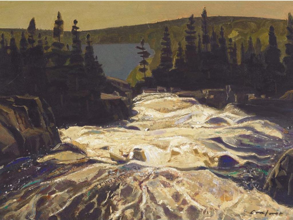 Charles Fraser Comfort (1900-1994) - The Fourth Chute, Bonnechere River, May 25, 1973