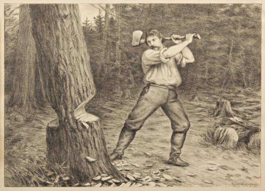 Robert John Wickenden (1861-1931) - The Lumberjack