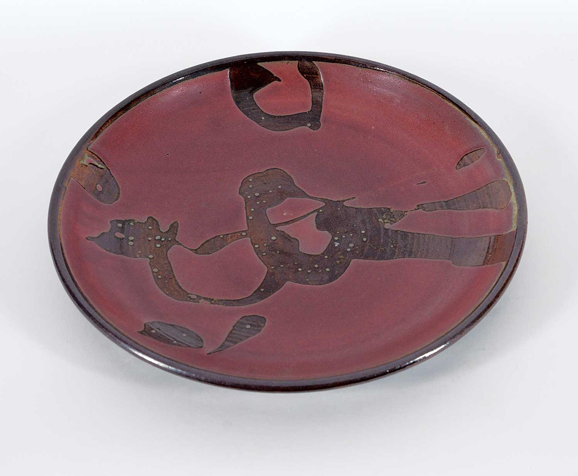 Walter Gibson Dexter (1931-2015) - Untitled - Stoneware Charger Plate