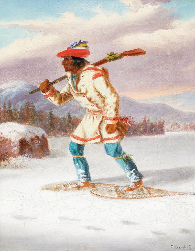 Cornelius David Krieghoff (1815-1872) - Indian Trapper
