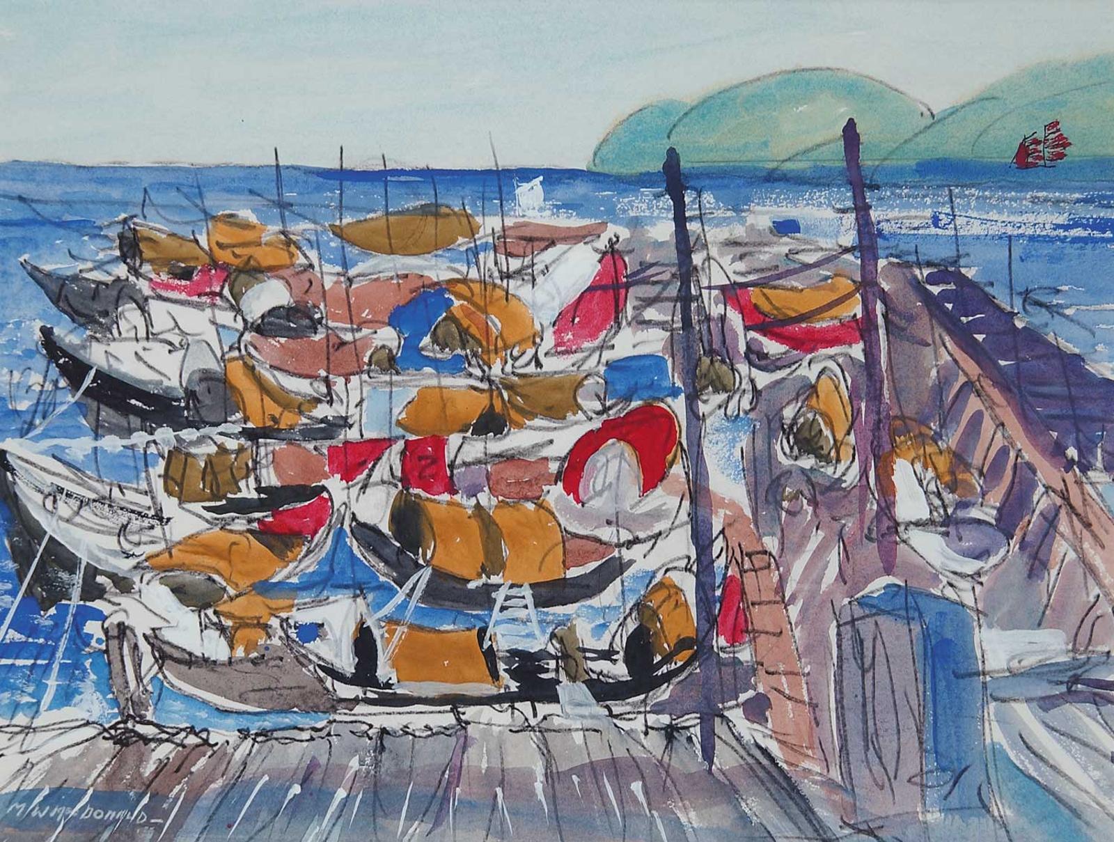 Murray William MacDonald (1898-1989) - Boats, Hong Kong