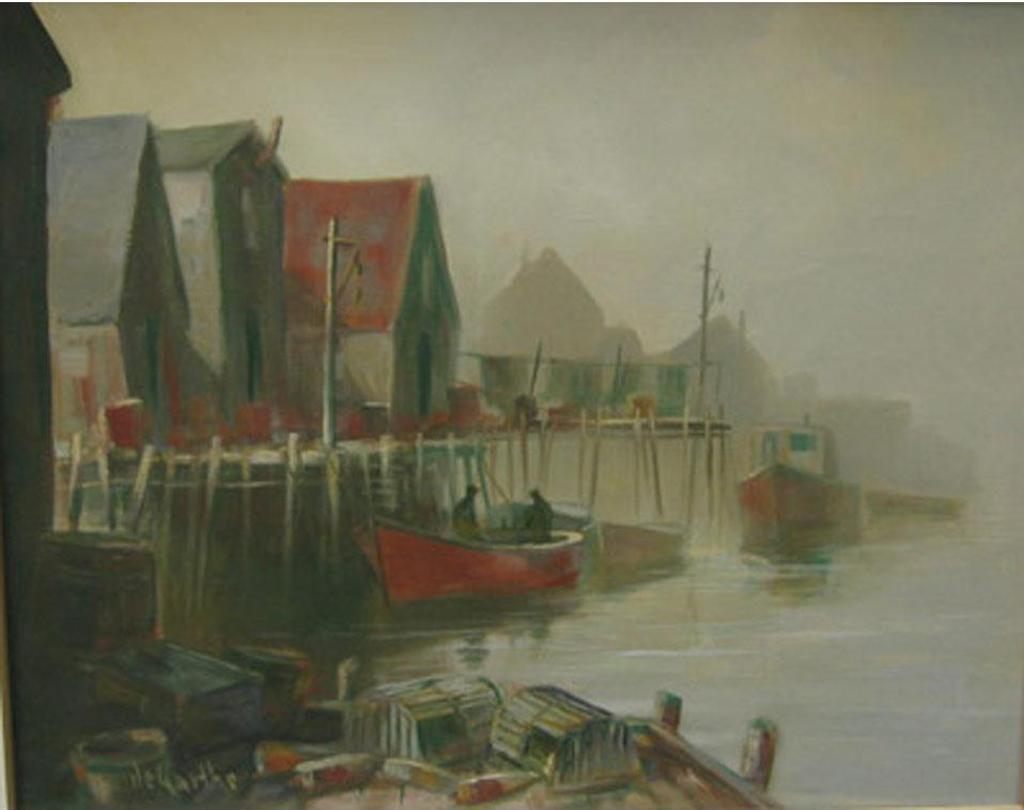William Edward de Garthe (1907-1983) - In The Harbour