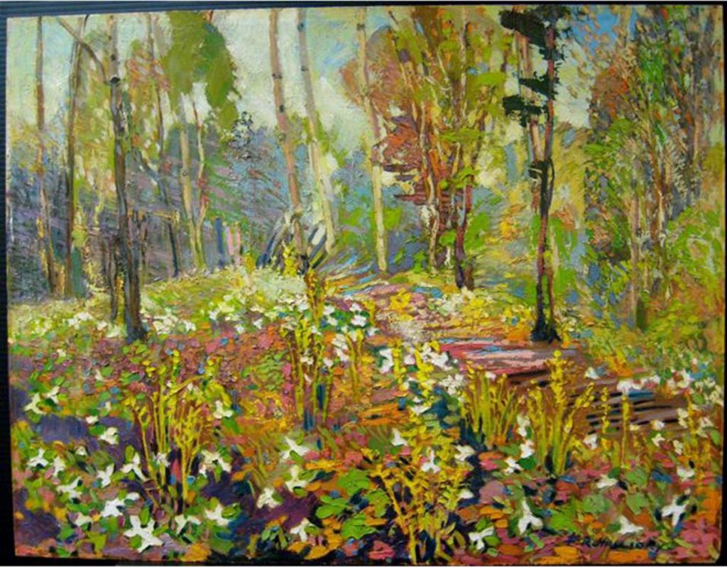 Francis Robert Halliday (1884-1976) - Spring On The Pearson Estate