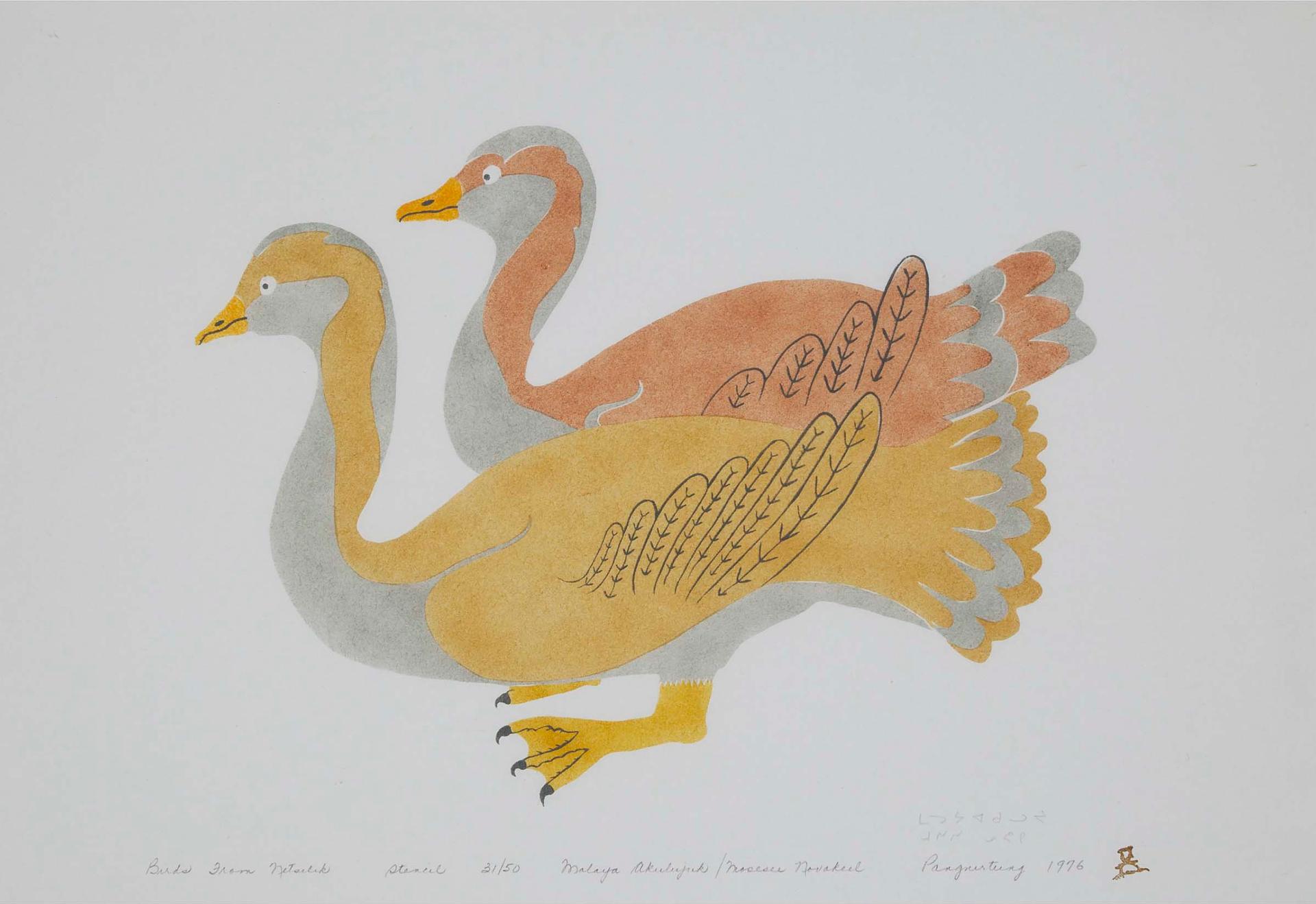 Malaya Akulukjuk (1915-1995) - Birds From Netsilik