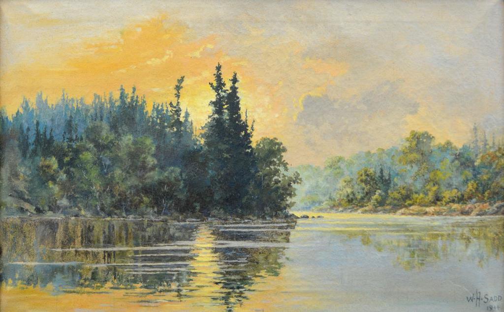 William Harvey Sadd (1864-1954) - View on the Rideau River