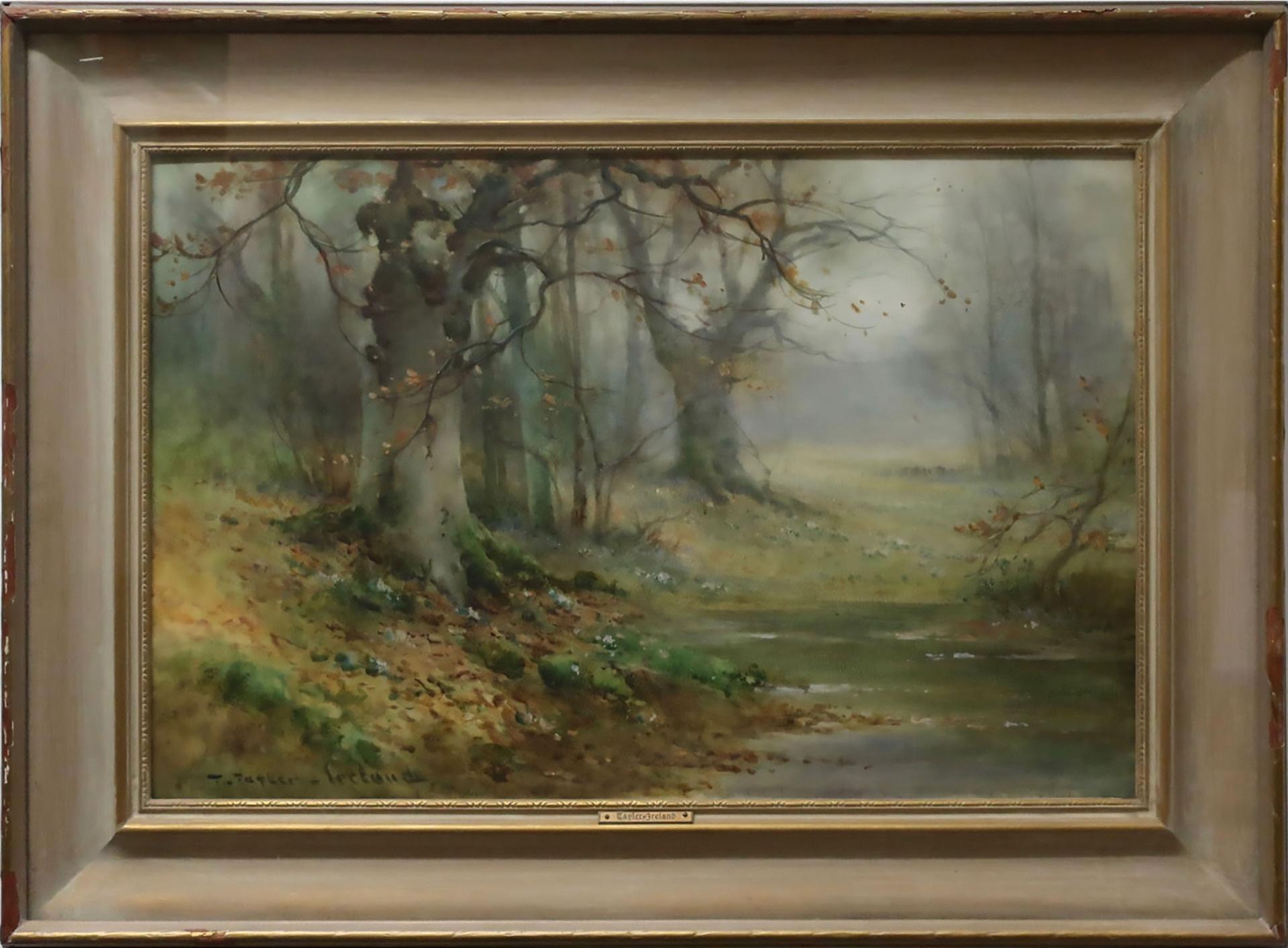 Thomas Taylor-Ireland (1894-1921) - Untitled (Misty Woodland Study)