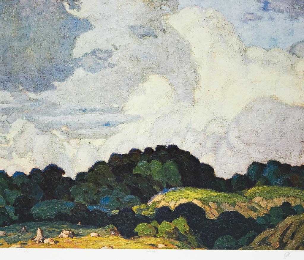 Alfred Joseph (A.J.) Casson (1898-1992) - Sunlit Hill; Valley Farm; Autumn on the York River
