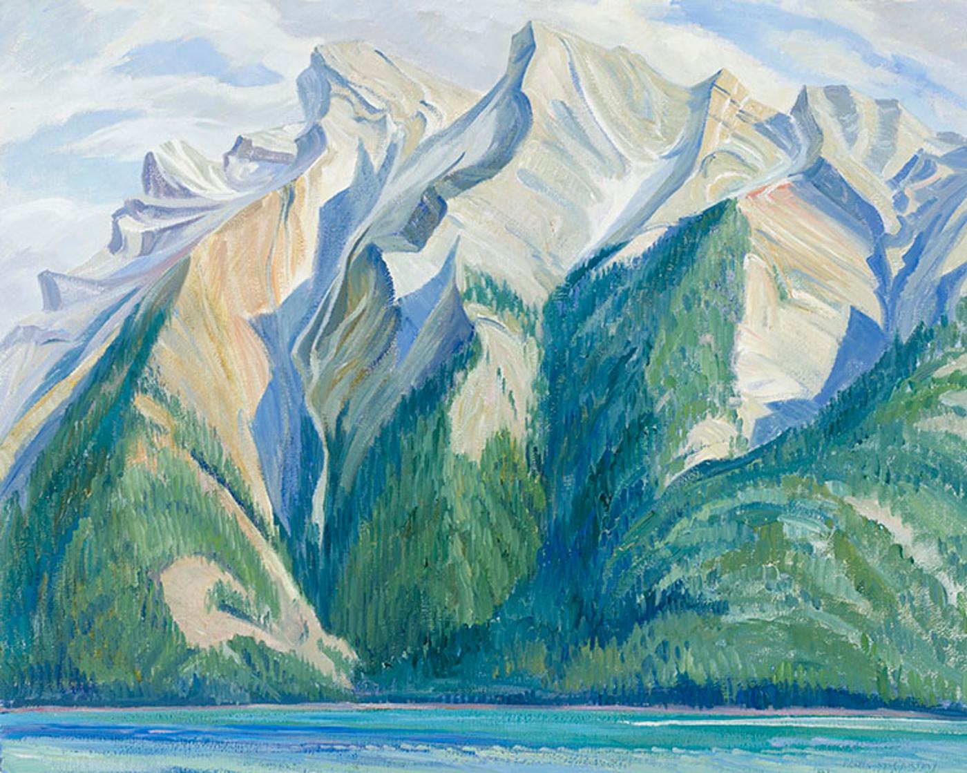 Doris Jean McCarthy (1910-2010) - Above Lake Minnewanka