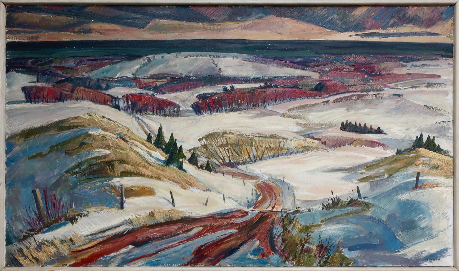 John Alexander Hall (1914-2002) - Winter Afternoon
