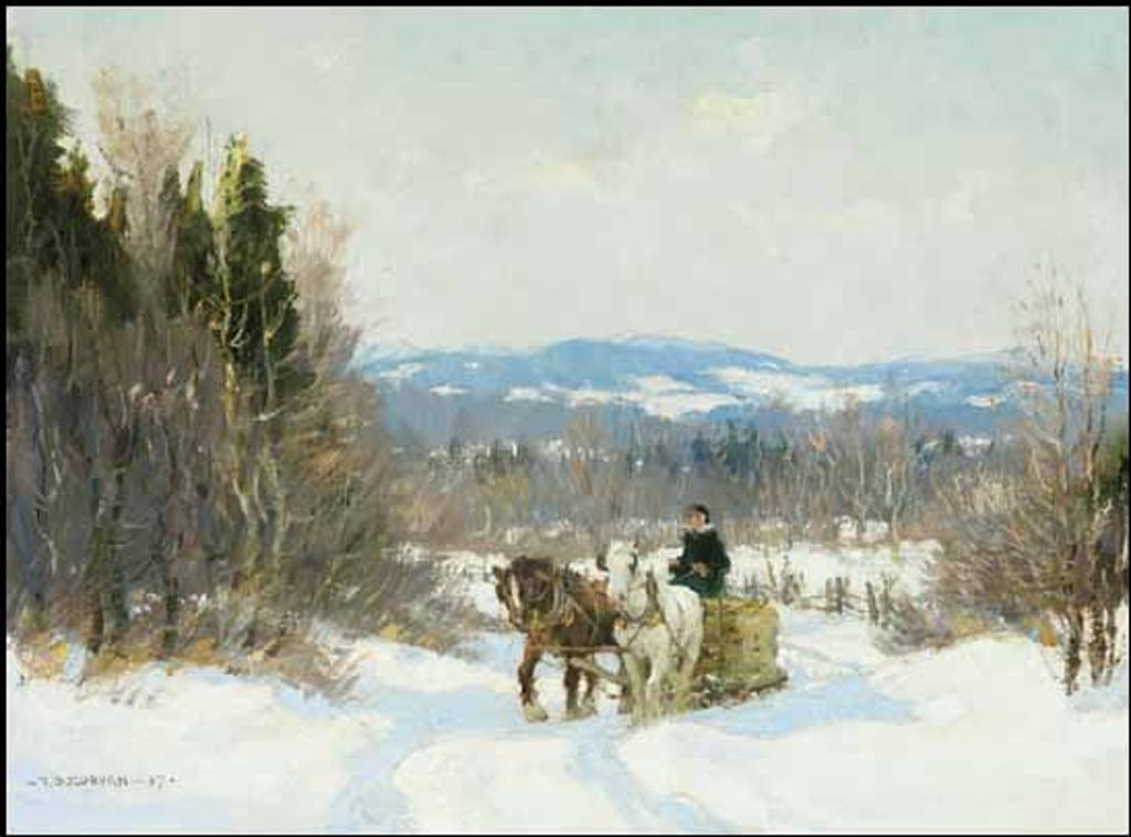 Frederick Simpson Coburn (1871-1960) - Winter Morning, Quebec