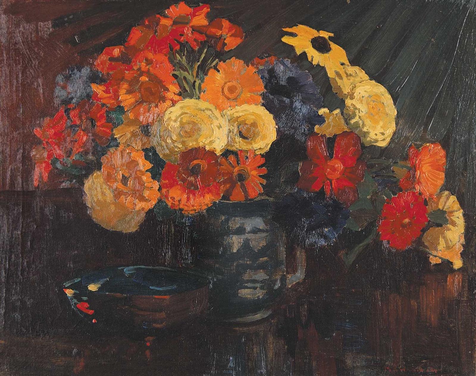 Mary Evelyn Wrinch (1877-1969) - Untitled - Floral Bouquet