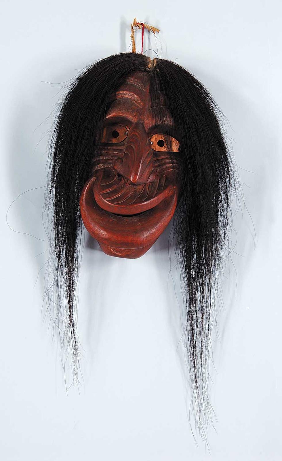 Hadaje'greta Iroquois - Broken Nose Mask with Copper Eyes