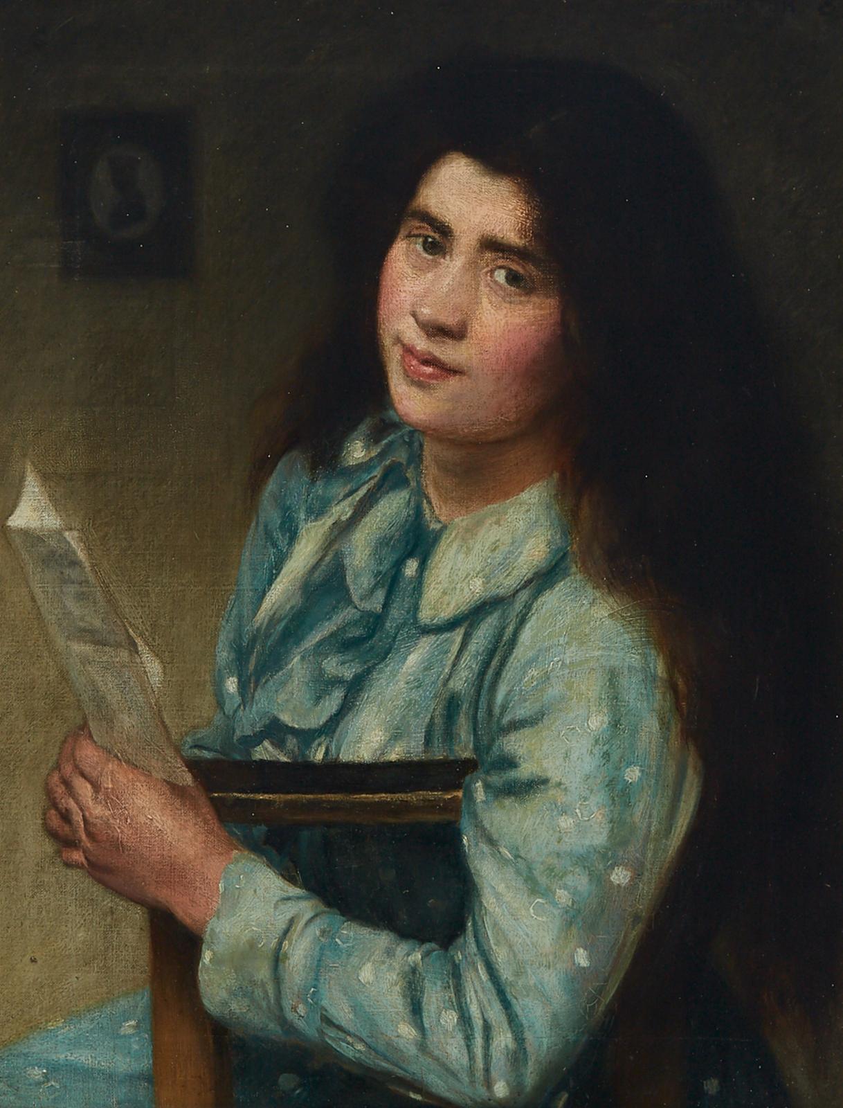George Morton (1879-1904) - Young Girl Reading A Letter