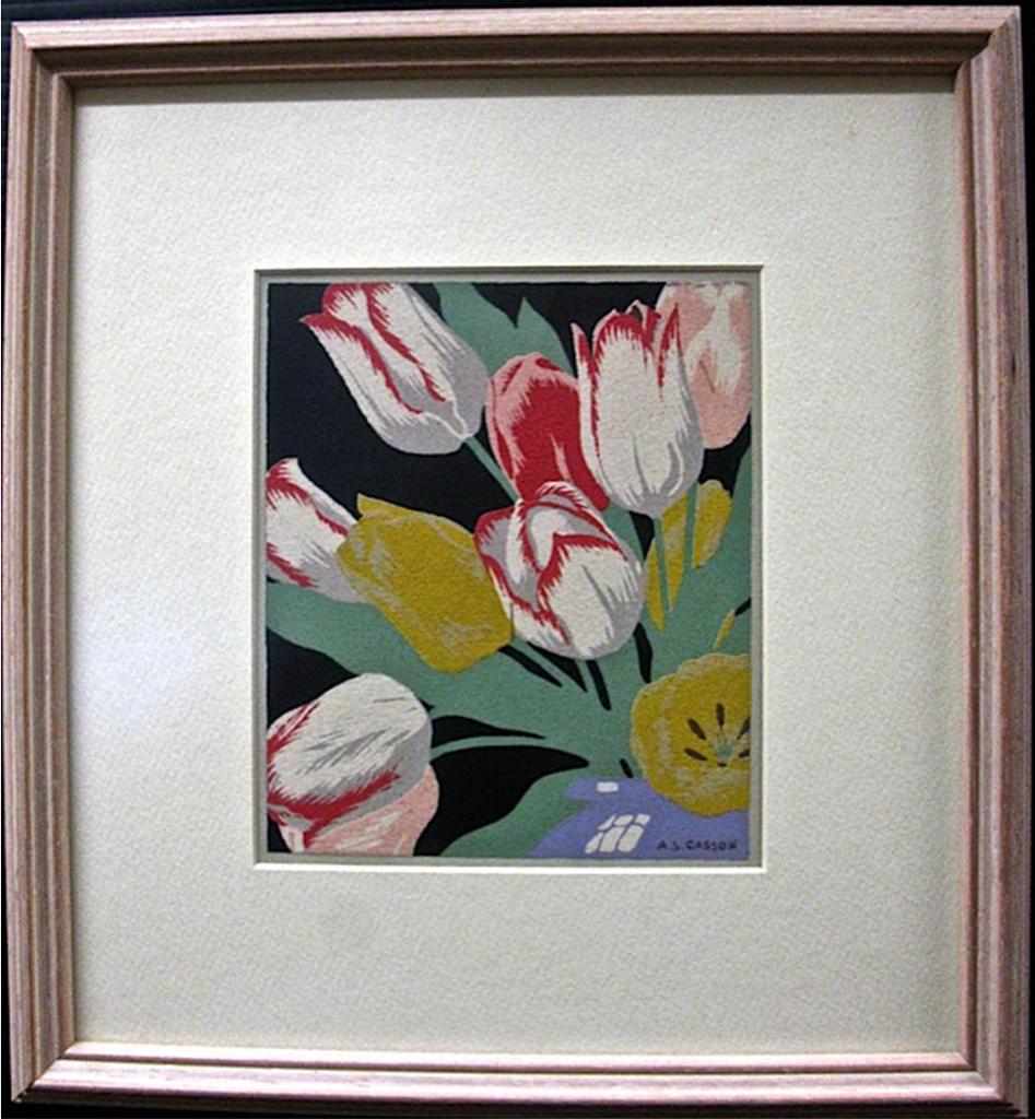Alfred Joseph (A.J.) Casson (1898-1992) - Flower Studies