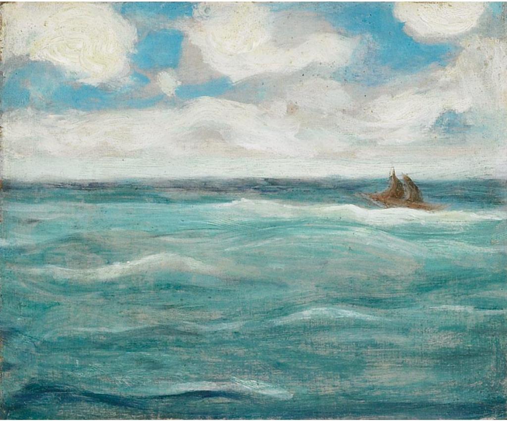 James Wilson Morrice (1865-1924) - Sailing Off Brittany