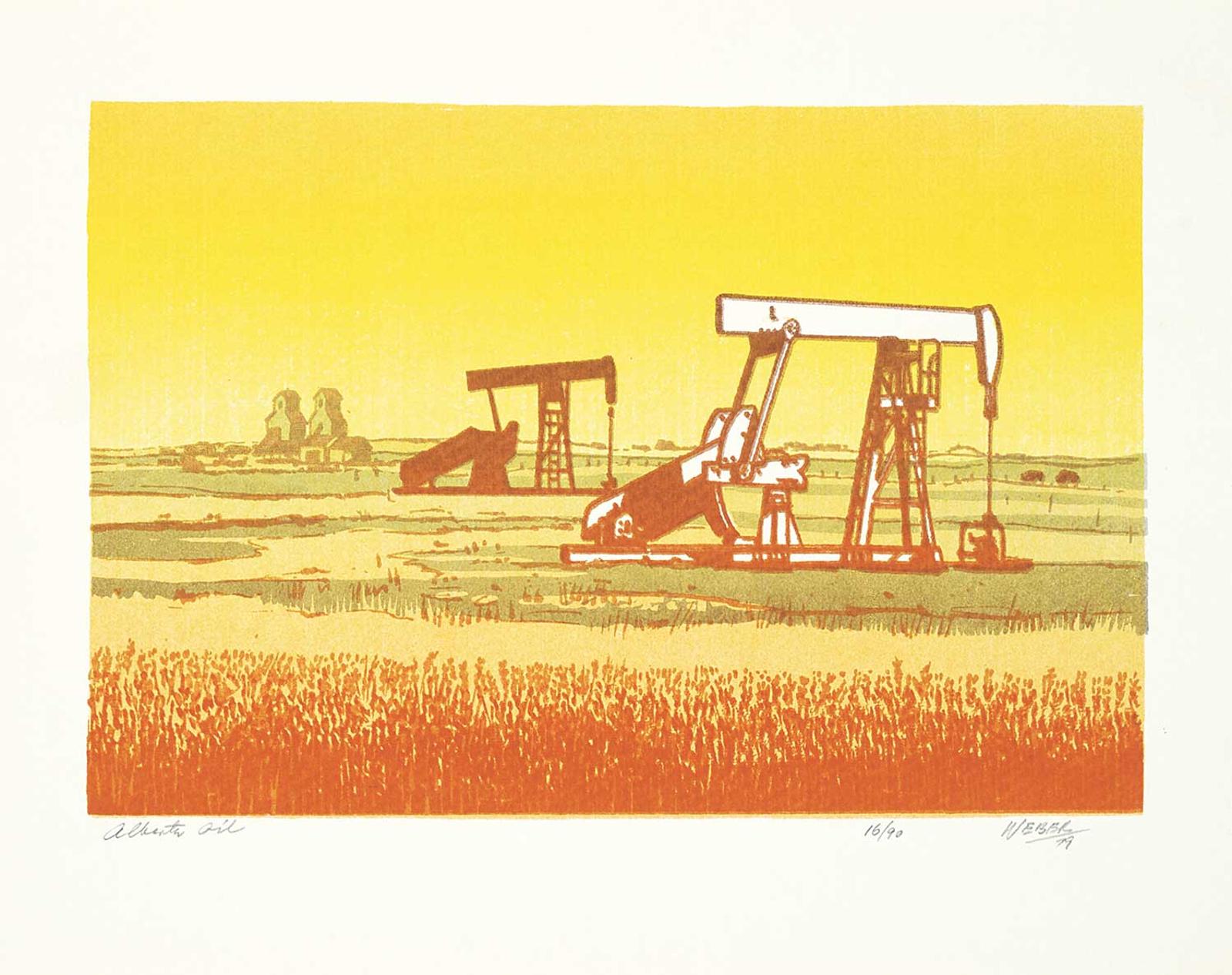 George Weber (1907-2002) - Alberta Oil  #16/90