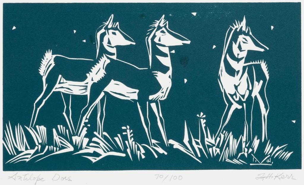 Illingworth Holey (Buck) Kerr (1905-1989) - Antelope Does