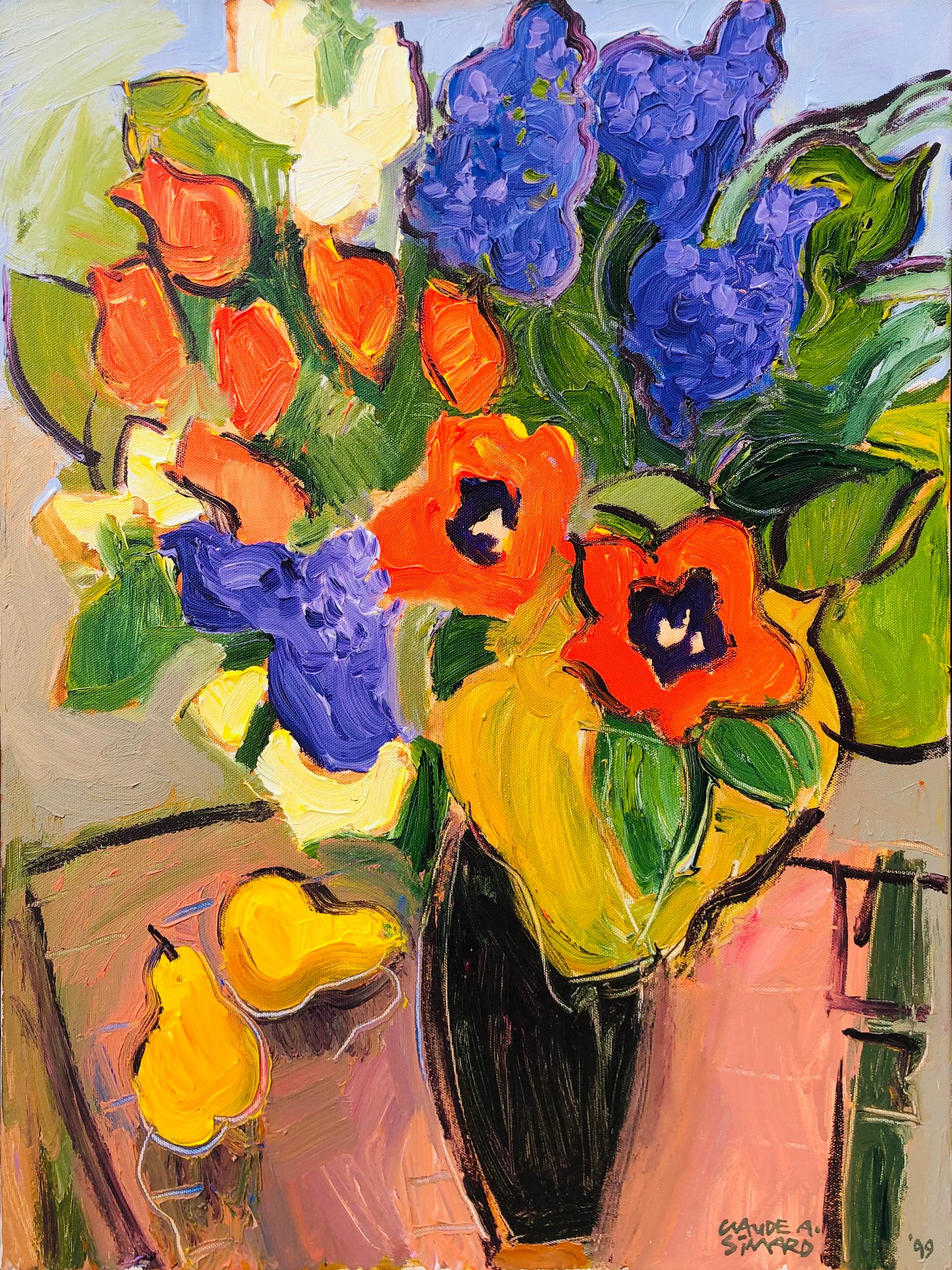 Claude Alphonse Simard (1956-2014) - Tulips And Lilac, 1999