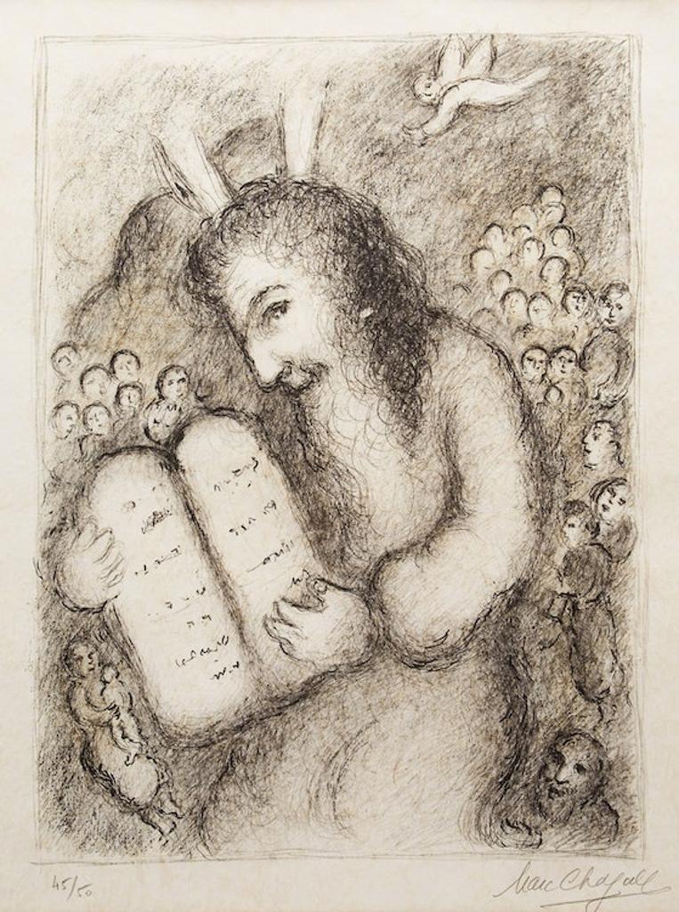 Marc Chagall (1887-1985) - Moses (Mourlot 937)