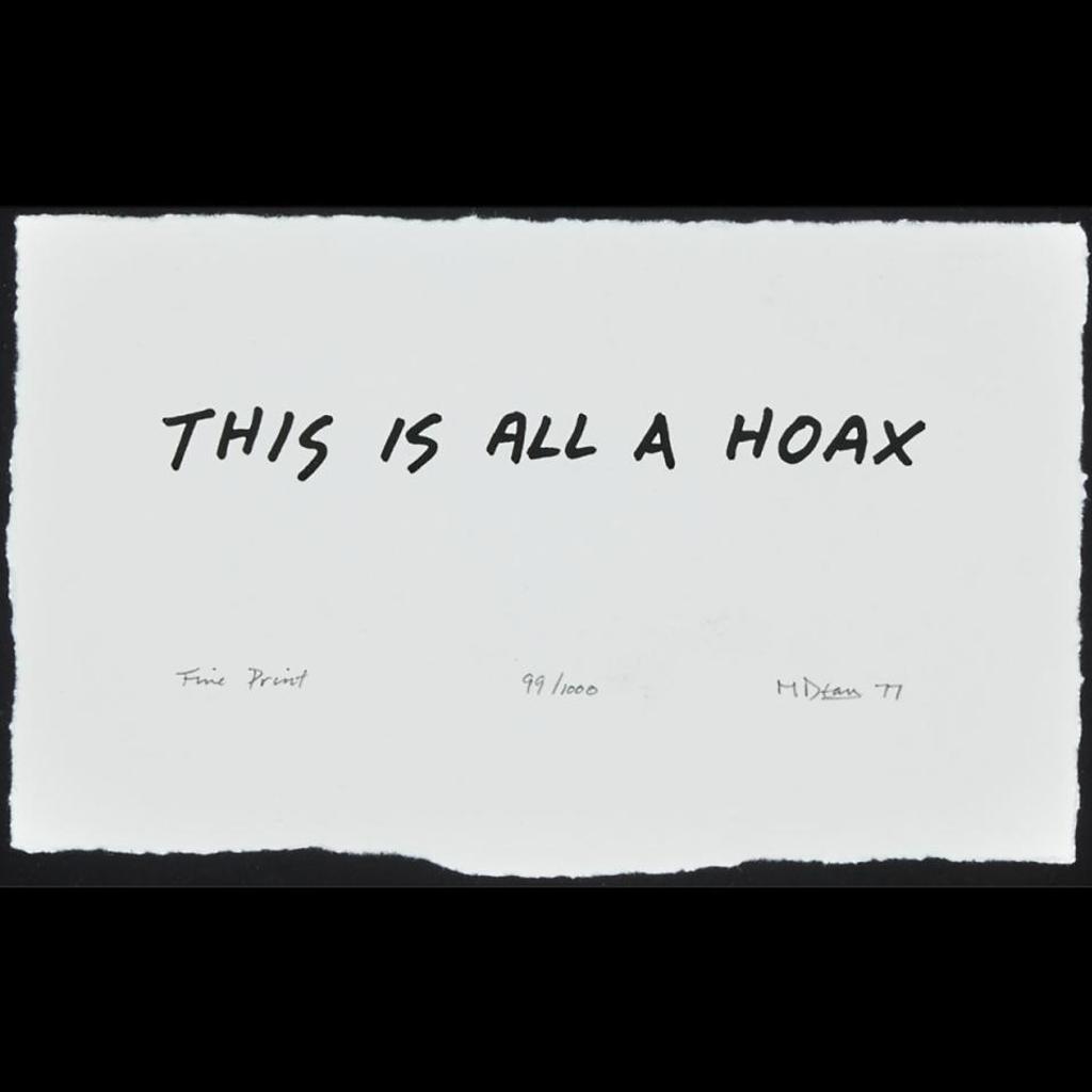 Max Dean - This Is All A Hoax
