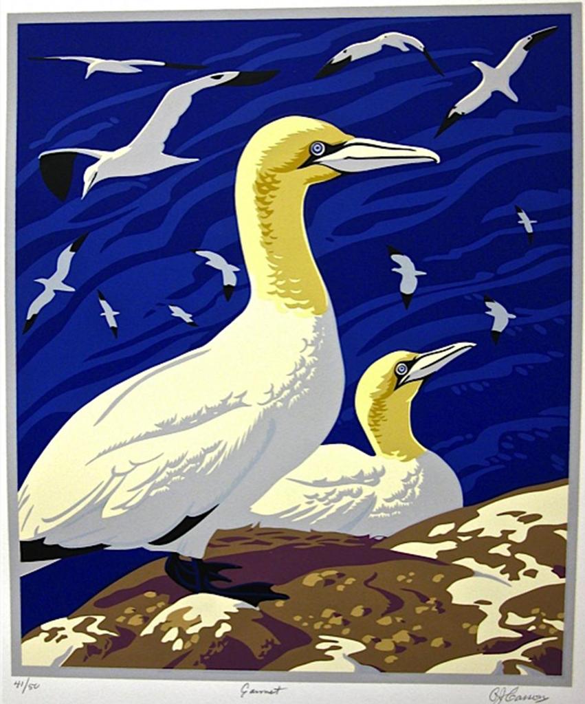 Alfred Joseph (A.J.) Casson (1898-1992) - Serigraphs A.J. Casson (Gannet; Ruffed Grouse; Blue Winged Teal; Green Winged Teal; Red Headed Duck; Wood Duck)