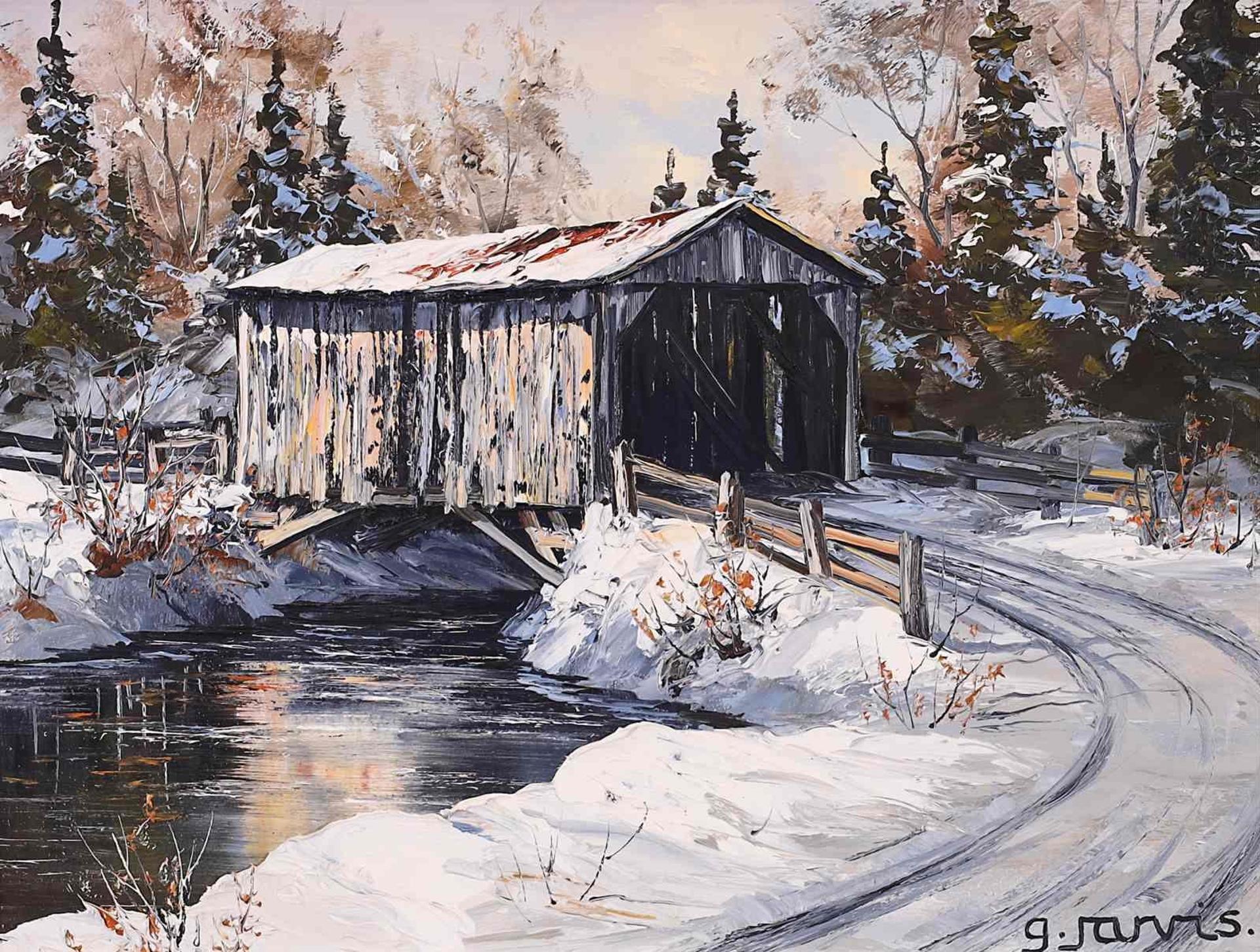 Georgia Jarvis (1944-1990) - Winter Bridge