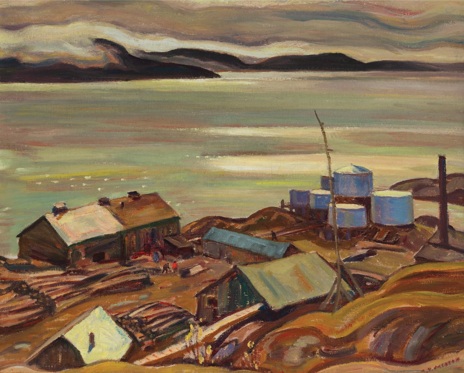 Alexander Young (A. Y.) Jackson (1882-1974) - Sun And Fog, Great Bear Lake