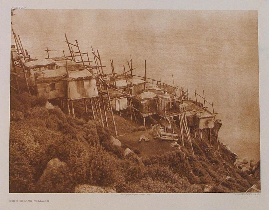 Edward Sherrif Curtis (1868-1952) - King Island Village