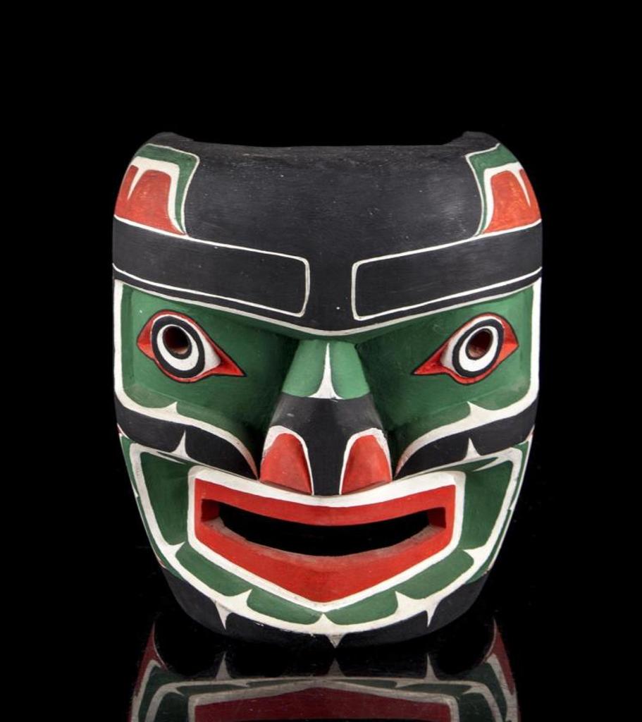 Tony Sr. Hunt (1942-2017) - a carved and polychromed Komokwa mask
