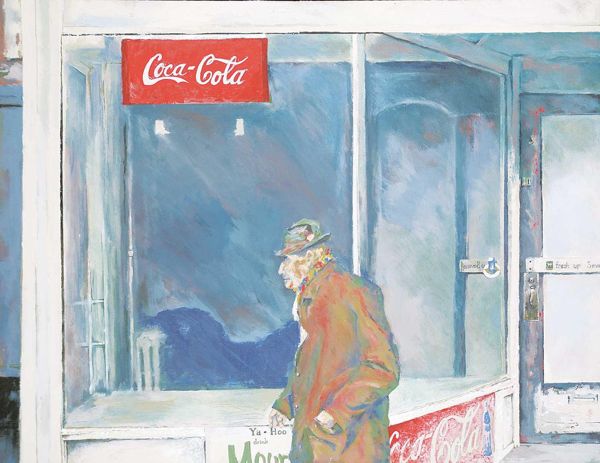 Britton Michael Francis (1947-2008) - Untitled - Passing the Corner Store