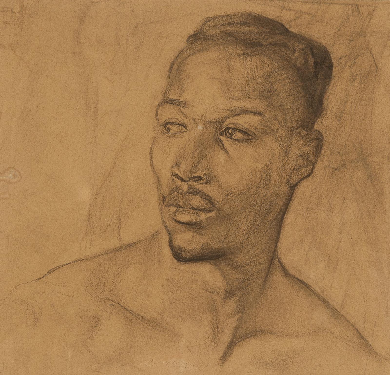 Frederick Horseman Varley (1881-1969) - Portrait Of A Man, C.1940