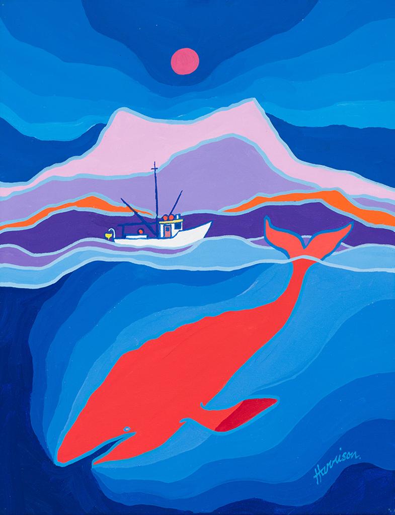Ted Harrison (1926-2015) - Lone Leviathan