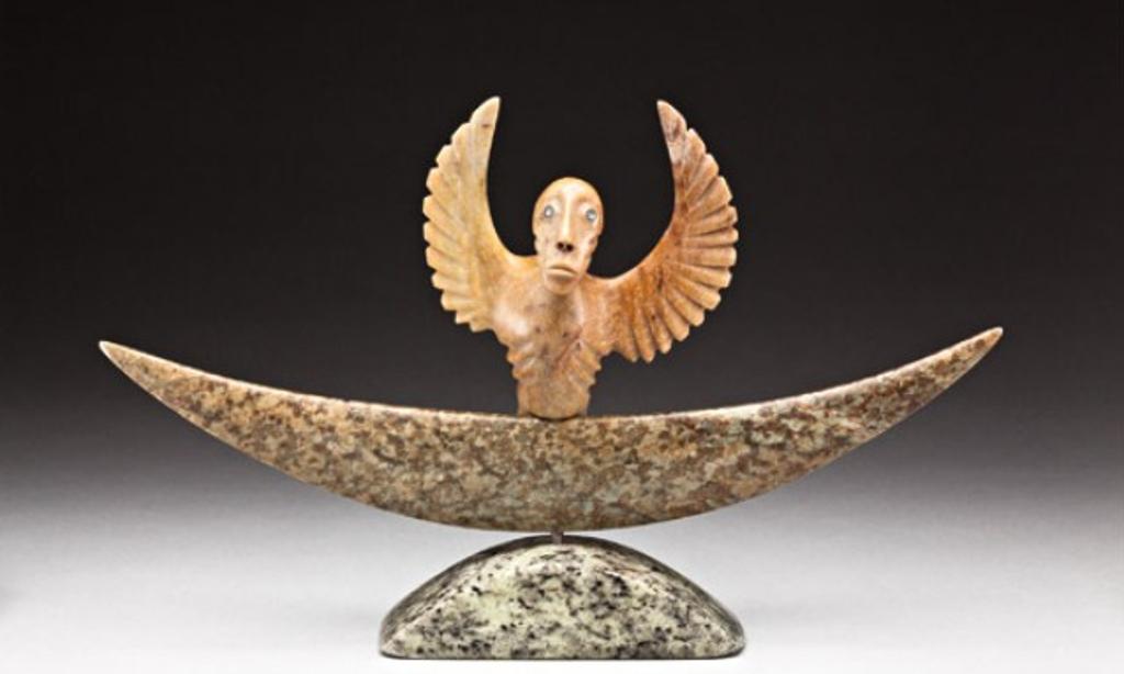 David Ruben Piqtoukun (1950) - 1994, Brazilian soapstone, African wonderstone