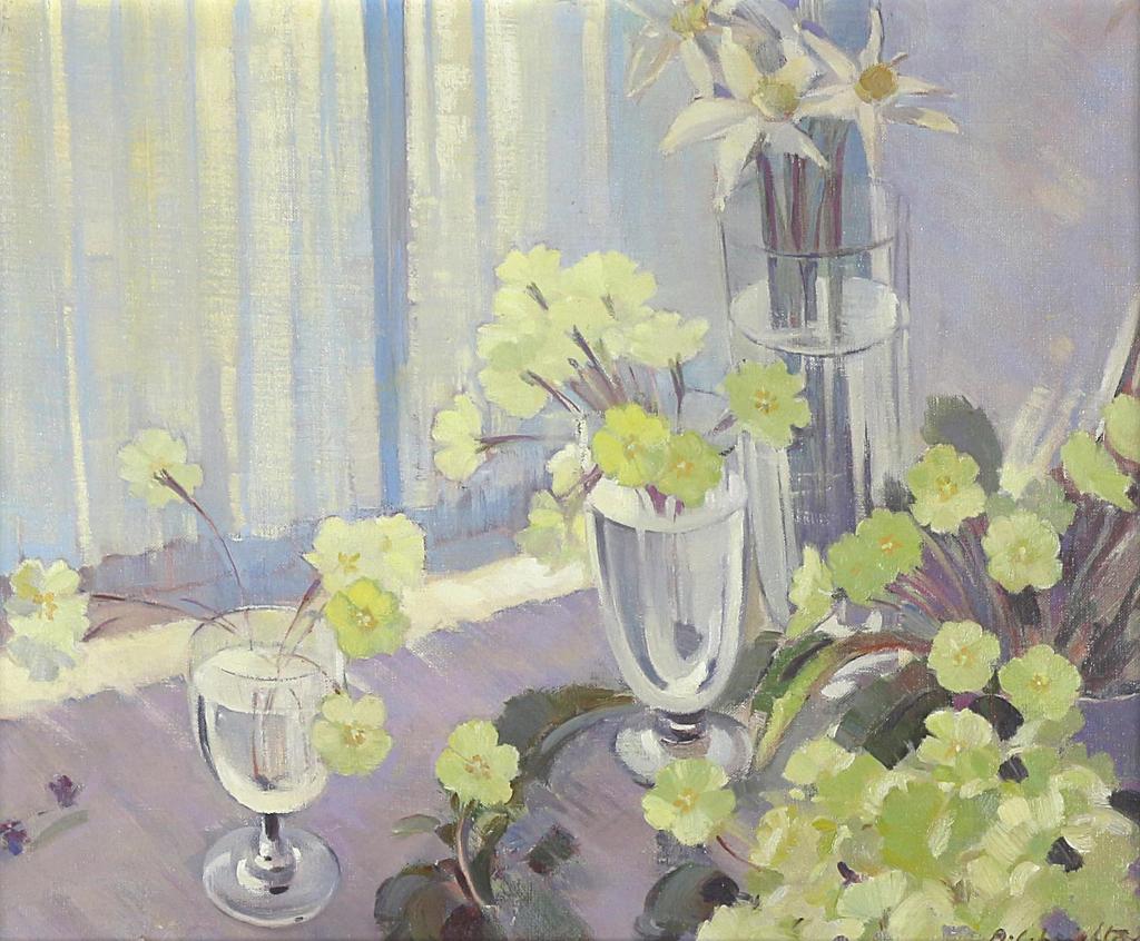 Alfred Crocker Leighton (1901-1965) - Primrose & Narcissus