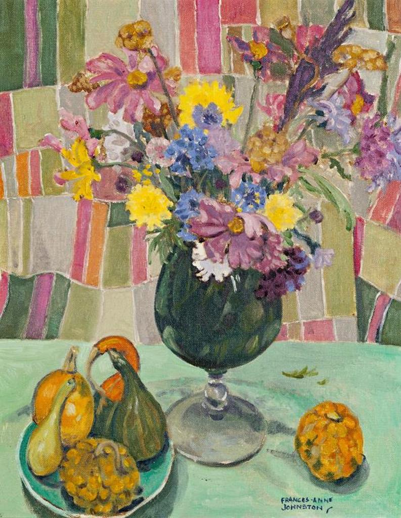 Frances Anne Johnston (1910-1987) - September Flowers and Gourds
