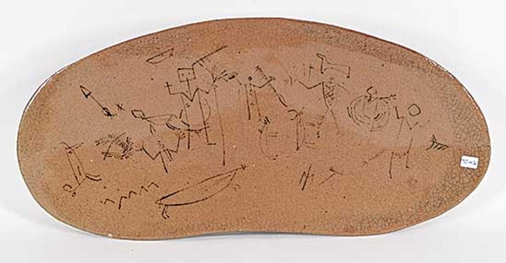 Victor R. Brosz (1925) - Untitled - Battle Platter