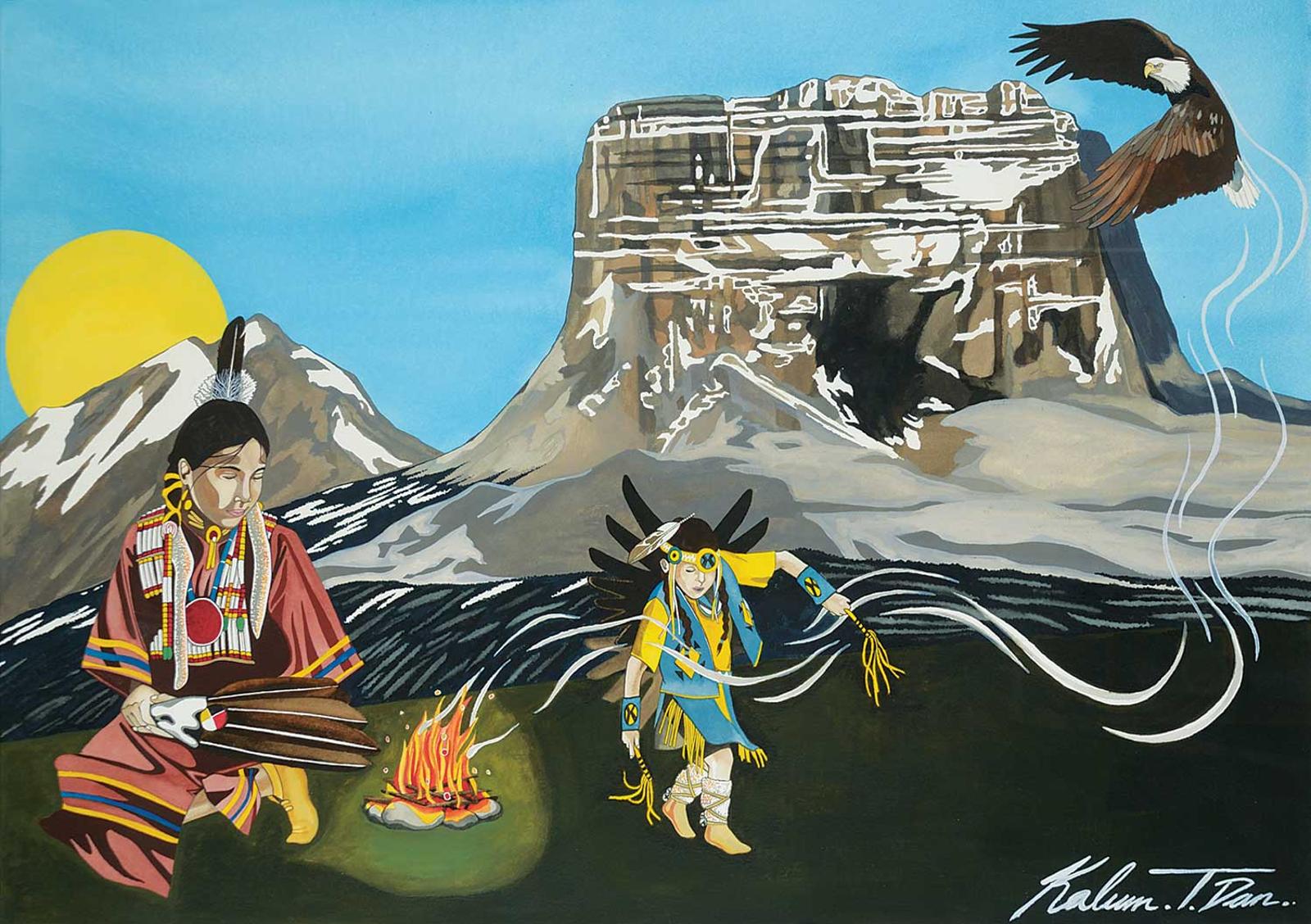 Kalum Teke Dan - Untitled - Chief Mountain
